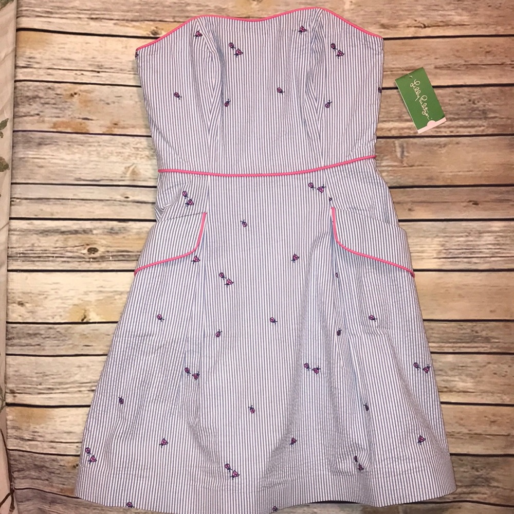 Lily Pulitzer Blossom Dress Seersucker